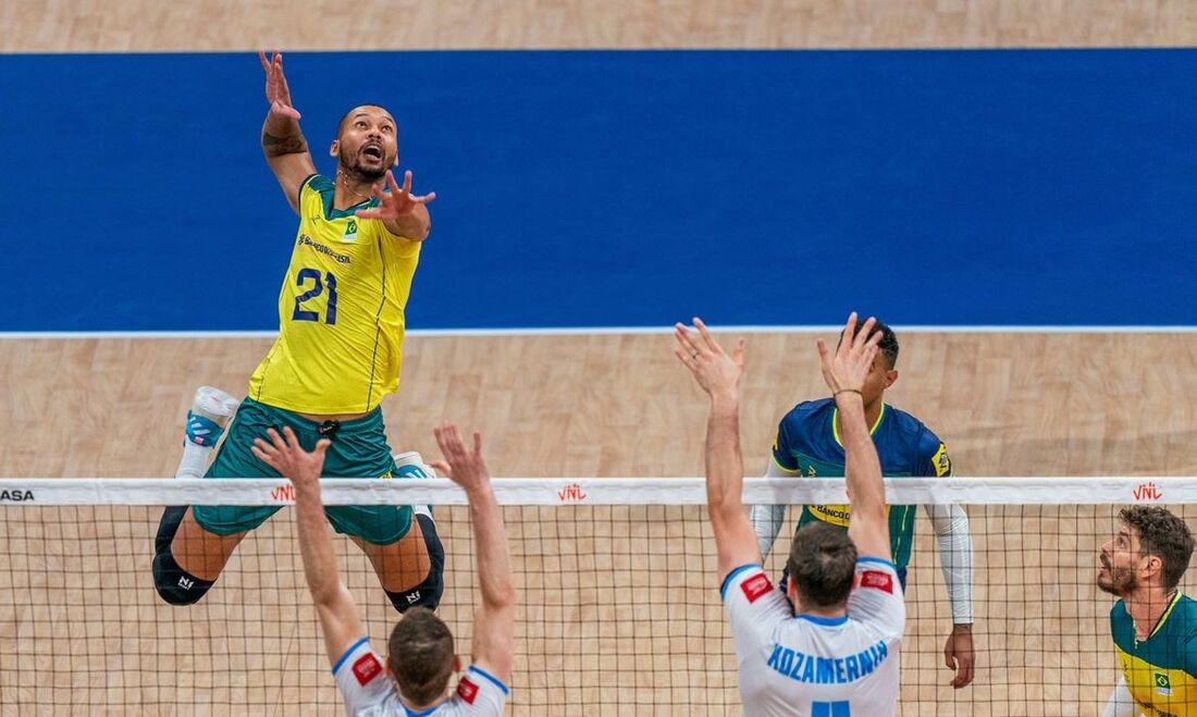  Brasil derrotou a Eslovênia por 3 sets a 1