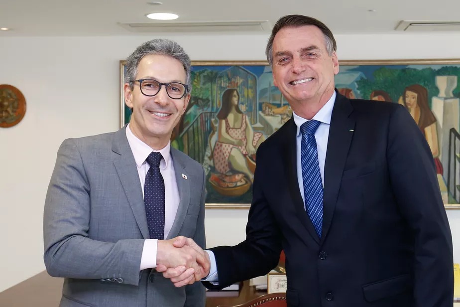 Romeu Zema e Jair Bolsonaro