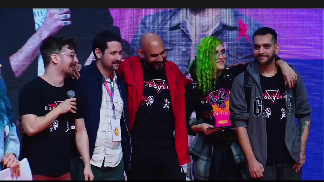 Equipe de desenvolvedores da Point N' Sheep, estúdio de jogos indie brasileiro