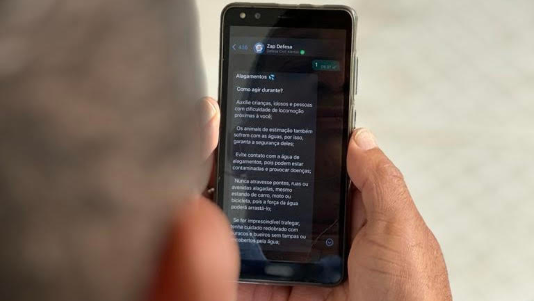 Canal fará disparo de informações do município e da área em que o cidadão mora