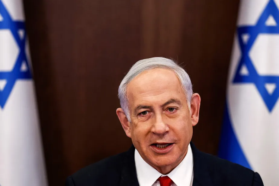 Primeiro-ministro israelense, Benjamin Netanyahu 