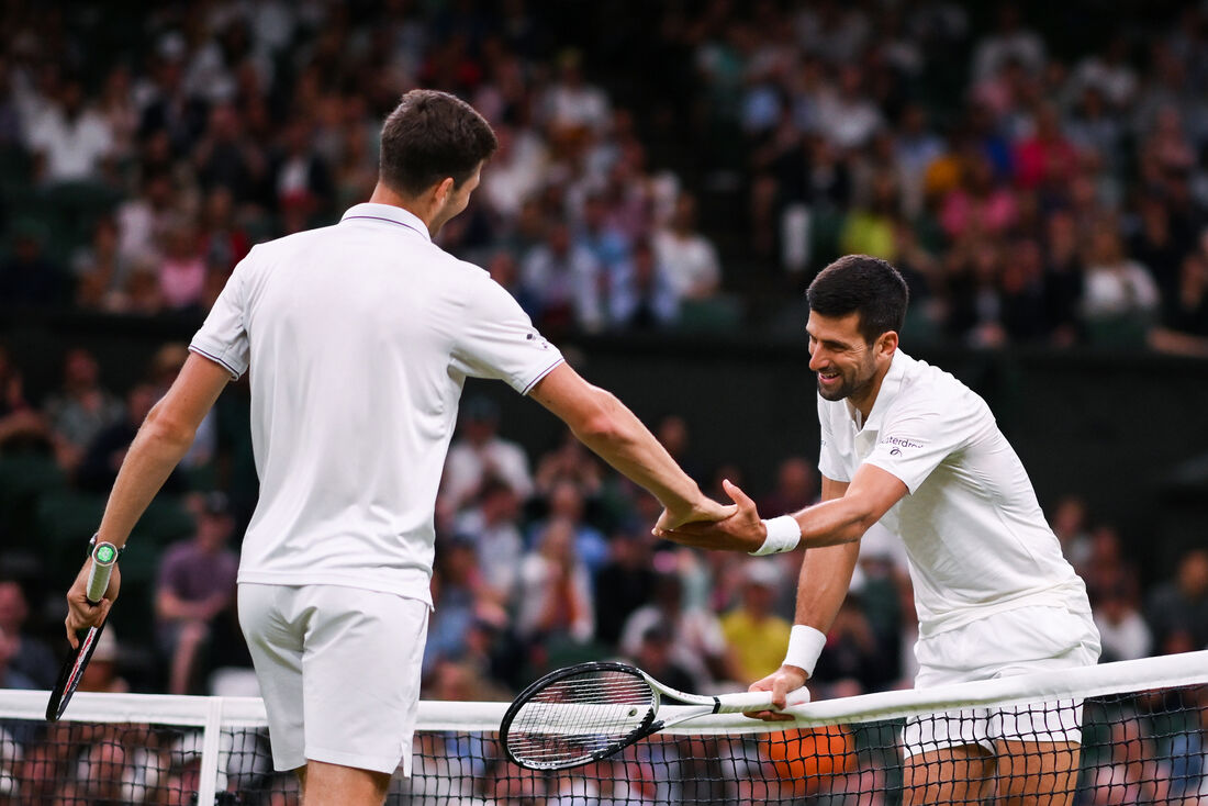 Novak Djokovic e Hubert Hurkacz