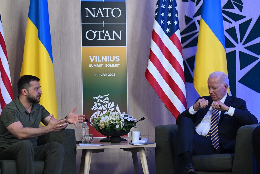 Biden e Zelensky