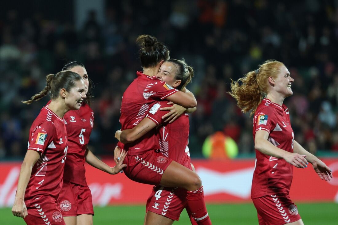 Gol da partida foi marcado pela atacante Amalie Vangsgaard