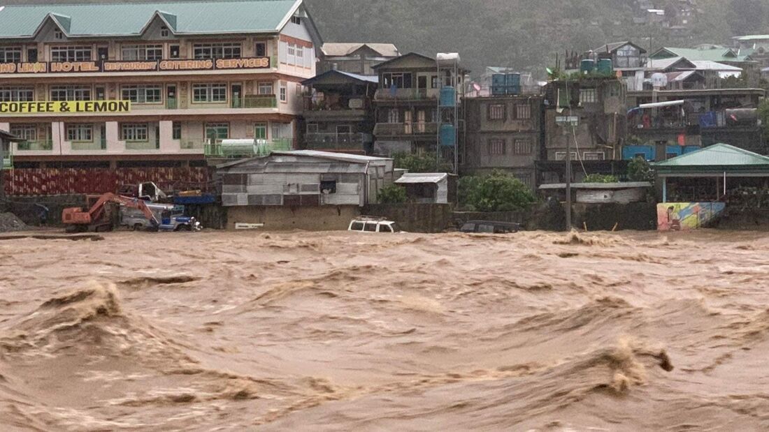 Furacão Doksuri deixa um morto nas Filipinas