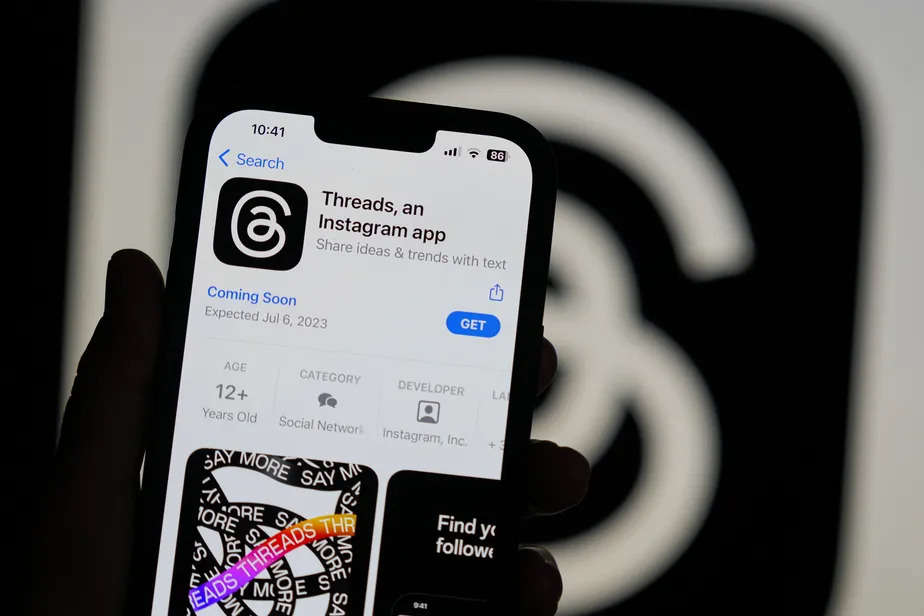 Novo aplicativo Threads, criado pela Meta 