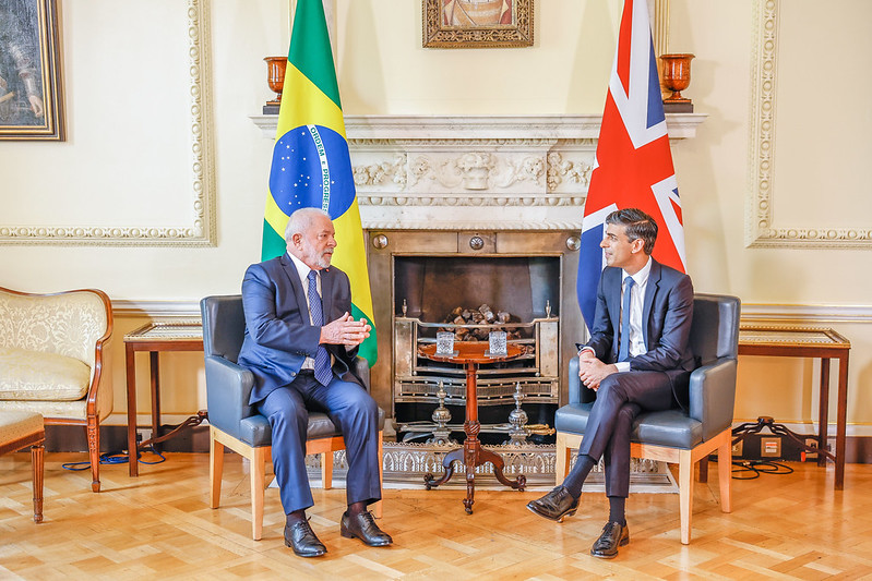  Presidente da República, Luiz Inácio Lula da Silva, durante encontro com o Primeiro-Ministro do Reino Unido, Rishi Sunak