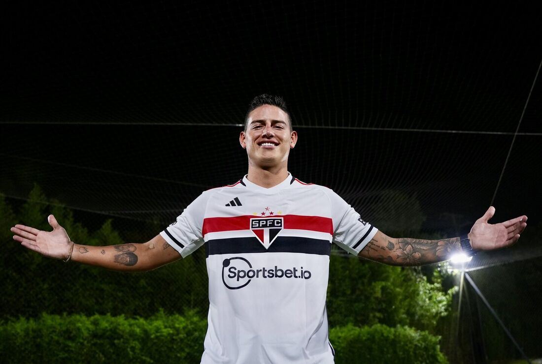 James Rodríguez, novo jogador do São Paulo