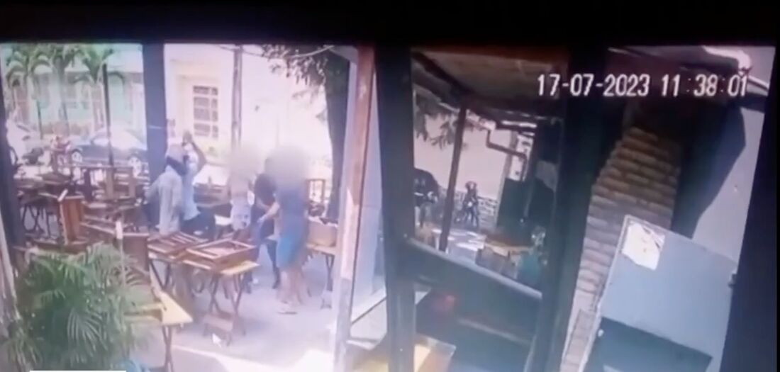 Câmeras flagram momento em que dono de bar é morto na Madalena