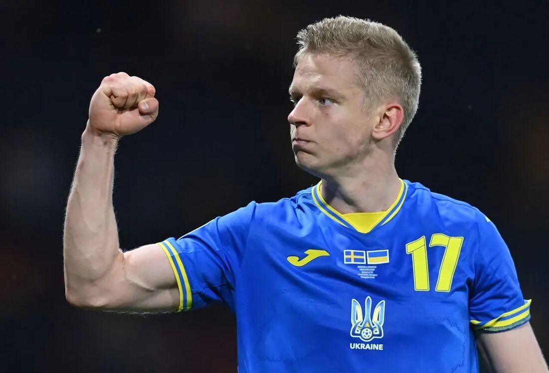 Zinchenko, lateral ucraniano que joga no Arsenal 