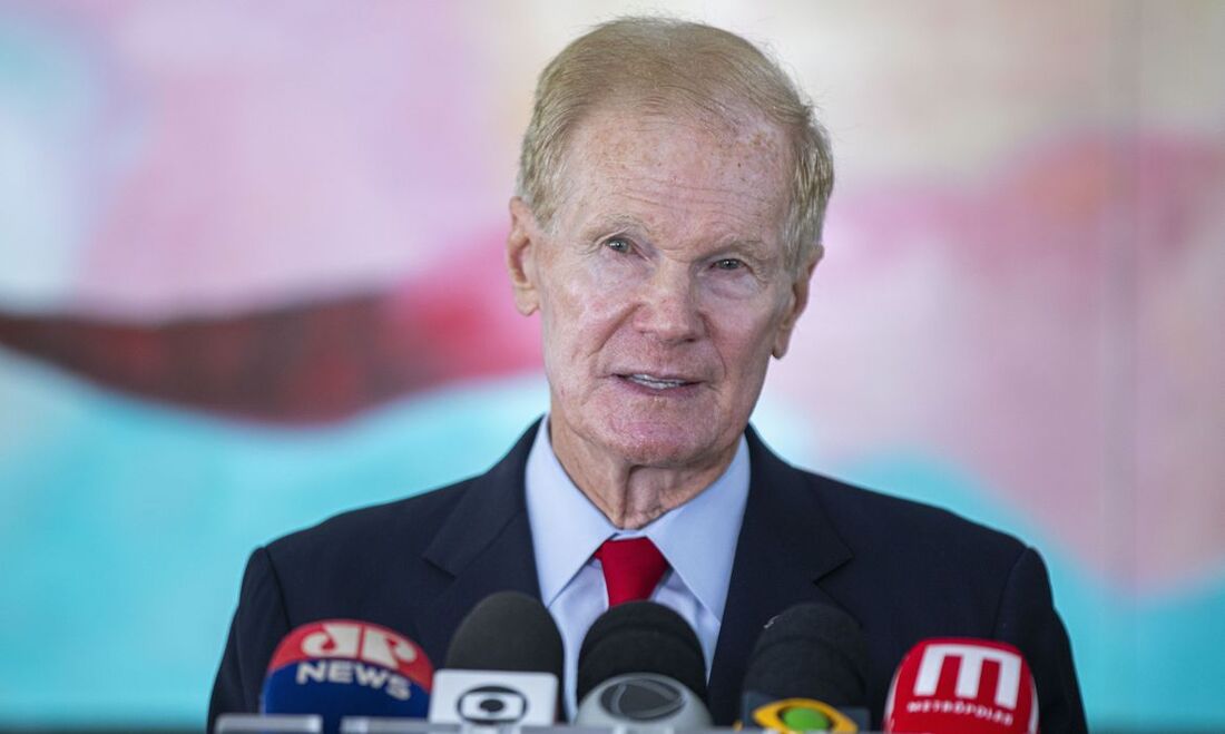 O administrador da Nasa, Bill Nelson, se reuniu com o presidente Luiz Inácio Lula da Silva