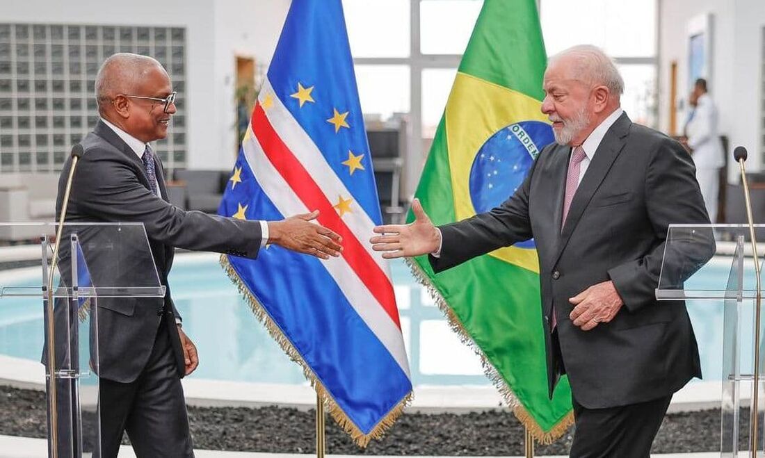 Presidentes de Cabo Verde e do Brasil 