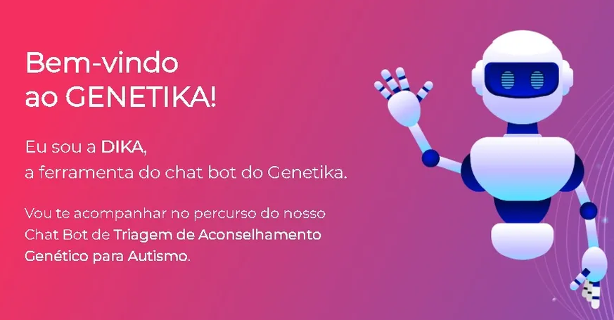 Chatbot dá informações sobre os riscos de uma criança nascer com autismo 