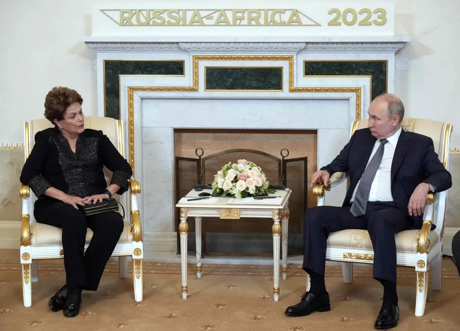 Encontro de Dilma e Putin