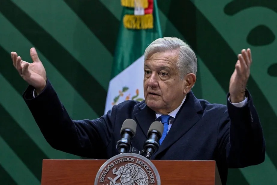 O presidente do México, Andrés Manuel López Obrador 