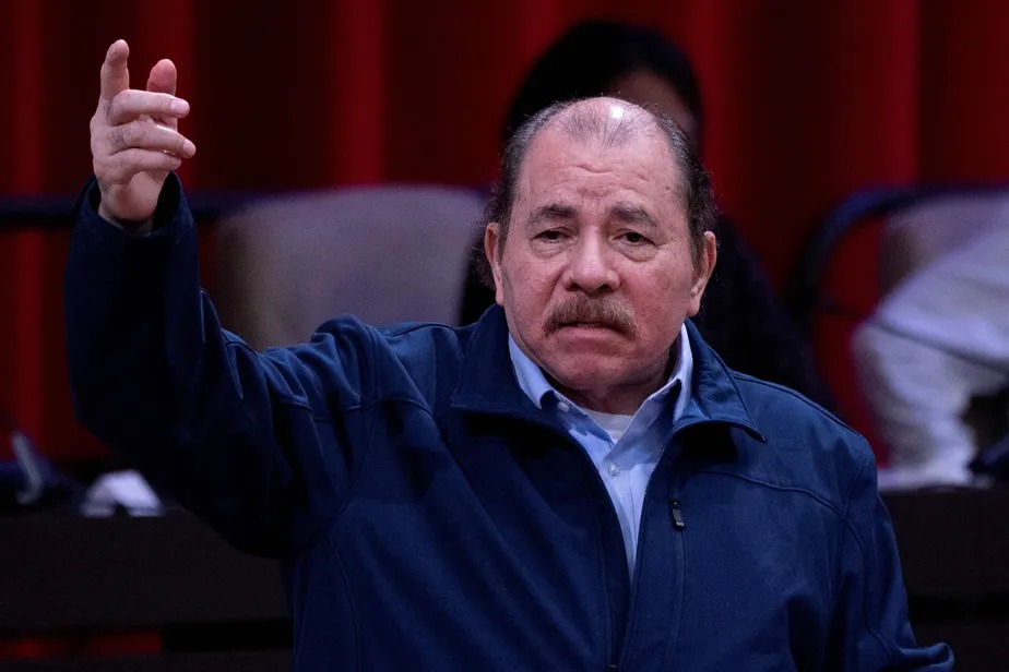 O presidente da Nicarágua, Daniel Ortega