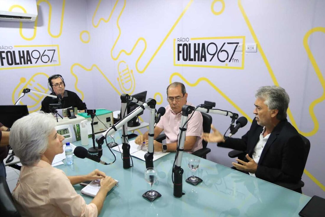 Mano Medeiros, prefeito de Jaboatão, e Edmilson Cupertino, prefeito de Moreno, participam do Folha Política