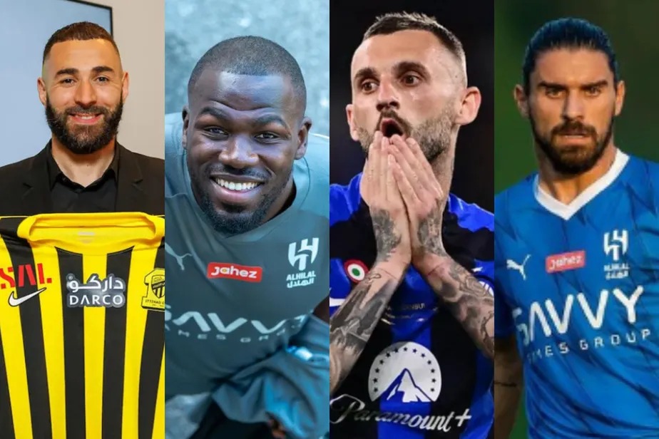 Potências do futebol saudita já gastaram mais de R$ 1 bilhão nesta janela, em nomes como Benzema, Koulibaly, Brozovic e Rúben Neves 