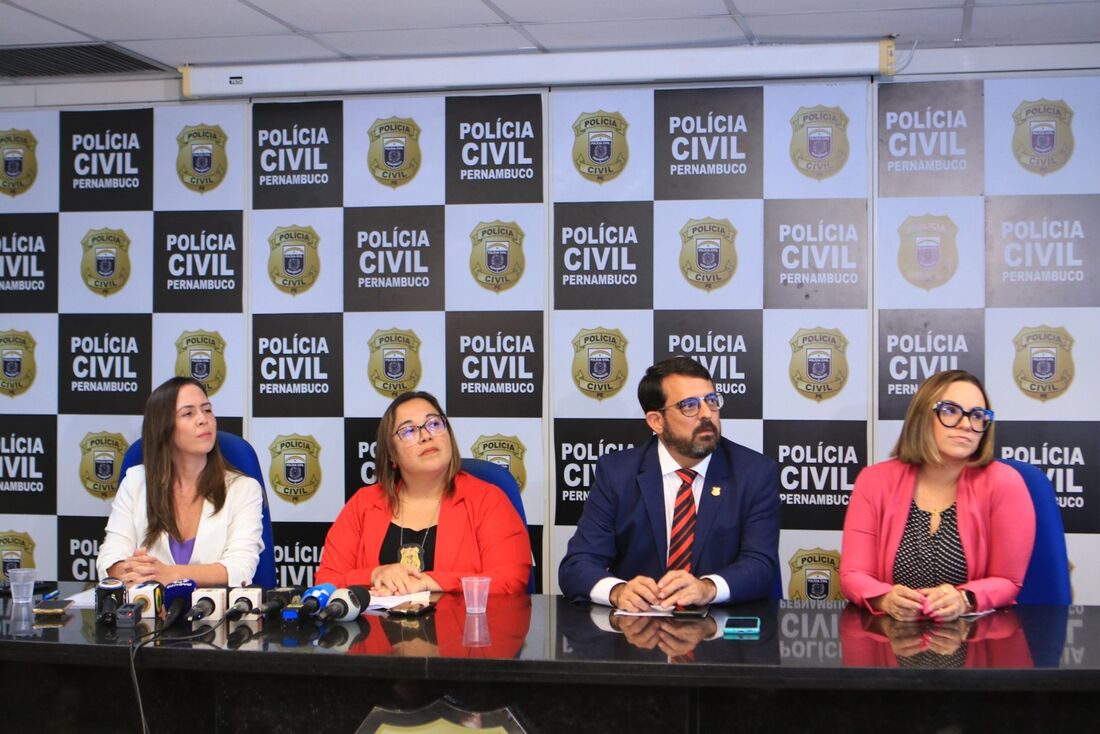 Detalhes das investigações foram repassados pela Polícia Civil de Pernambuco (PCPE), em entrevista coletiva