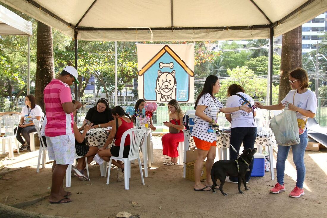 Evento promovido pela Prefeitura do Recife homenageou o Dia do Vira-Lata, neste domingo (30)