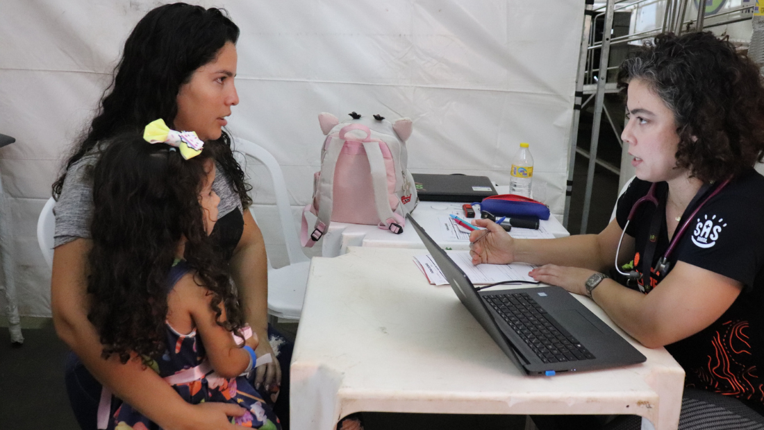 Atendimentos médicos foram prestados de maneira gratuita