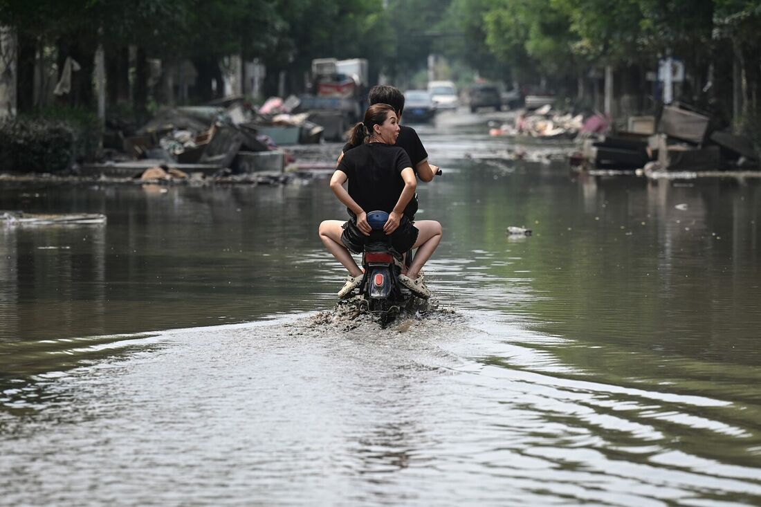 Inundação na China