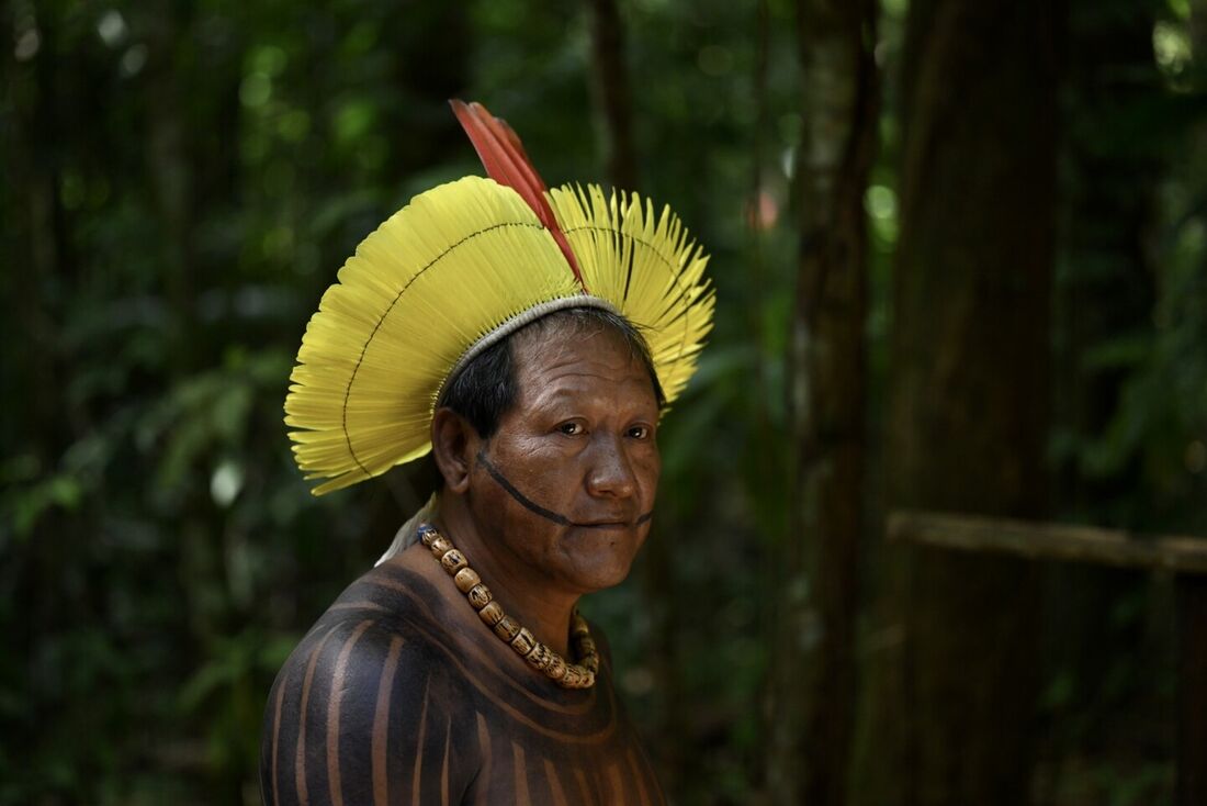 Líder indígena brasileiro Tabata Kayapó