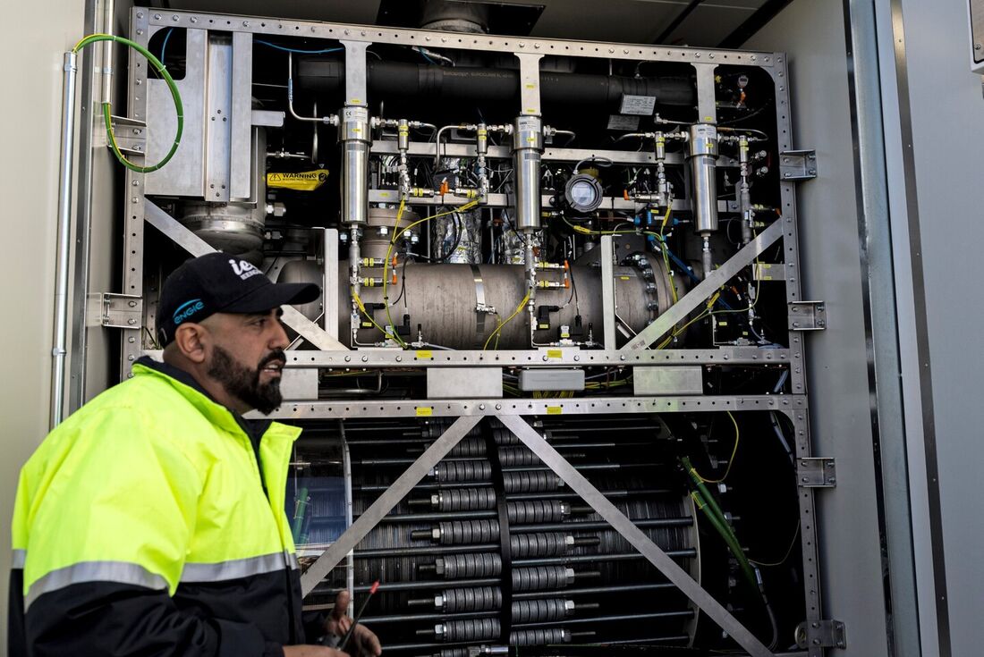 A primeira planta industrial de hidrogênio verde chilena foi inaugurada nesta quinta-feira (10)