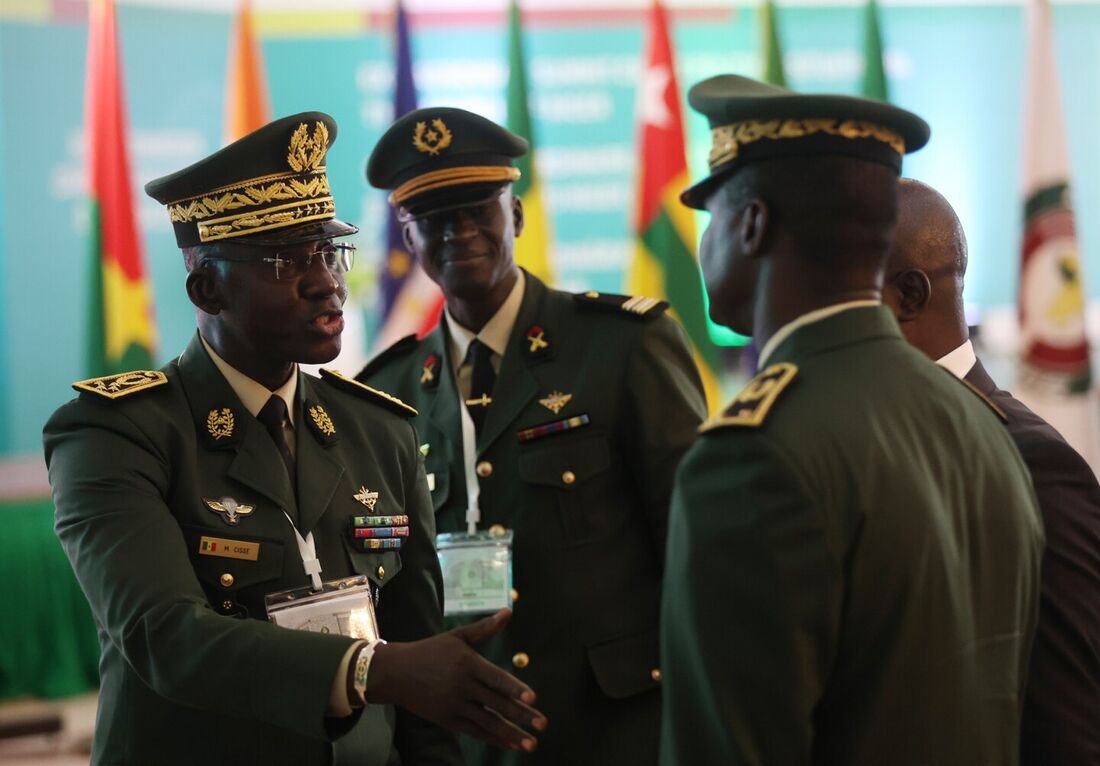 Membros das Forças Armadas do Senegal 