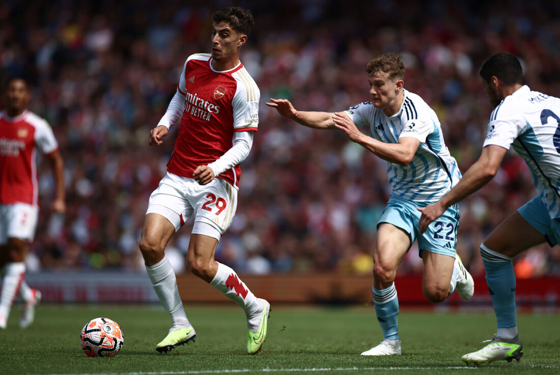 Kai Havertz, um dos reforços dos Gunners nesta temporada