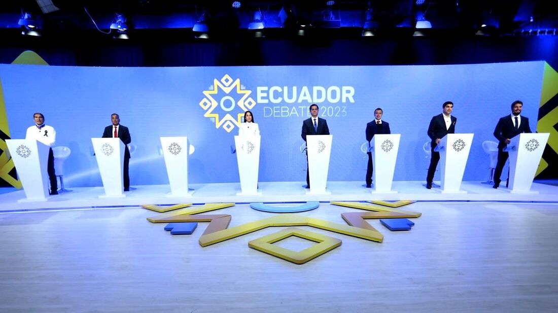 Debate das eleições presidencial no Equador