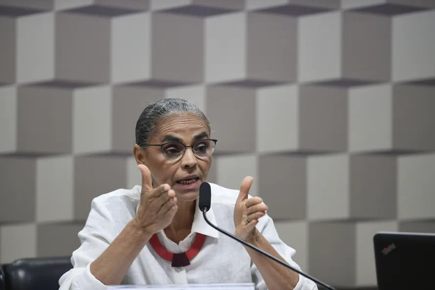 A ministra do Meio Ambiente, Marina Silva 