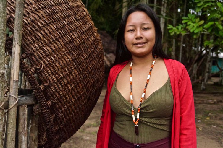 Elizangela Baré, líder da Associação das Mulheres Indígenas do Alto Rio Negro  