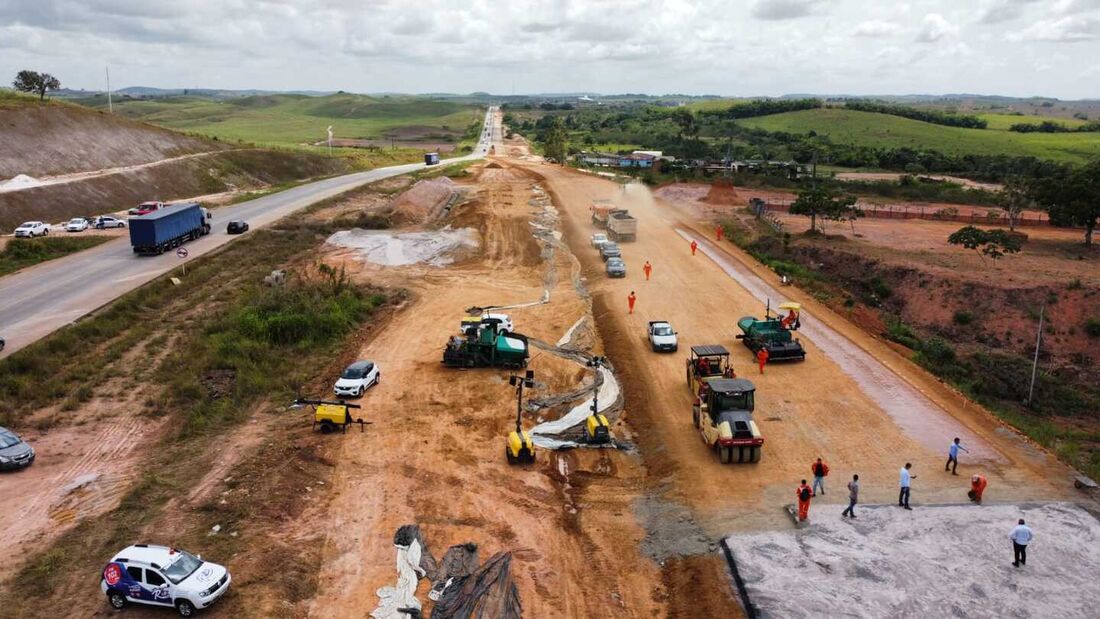 Em Sergipe, as obras da duplicação da BR-101 vão receber recursos do Novo PAC. Foto: divulgação Secom-SE