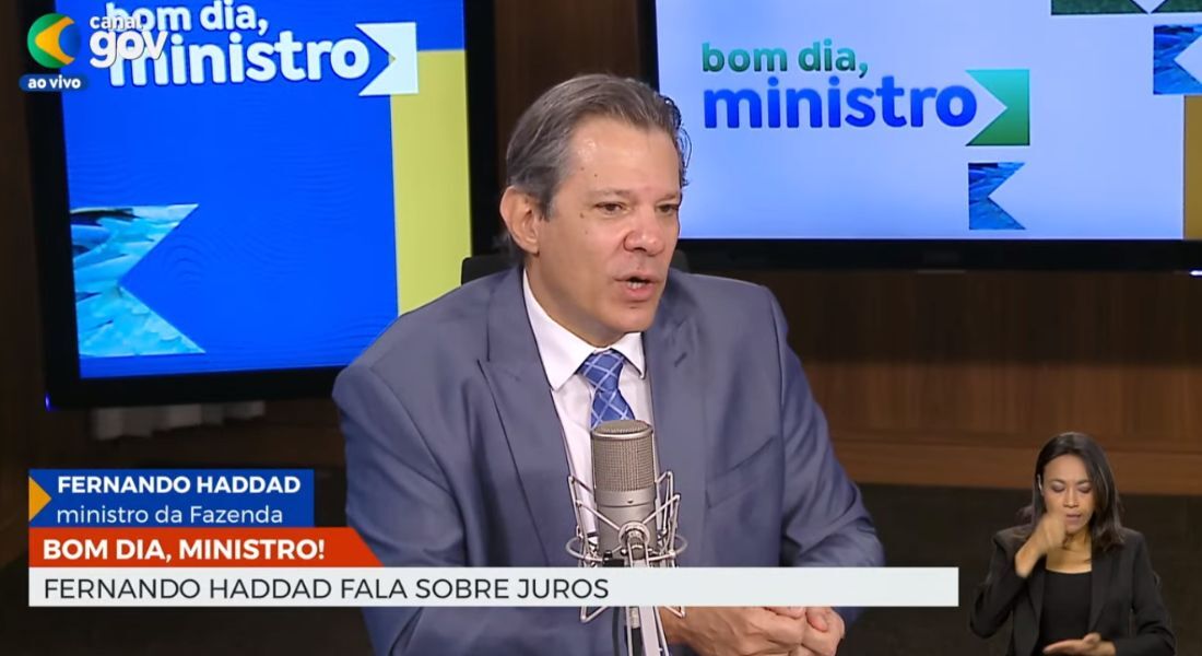 Haddad em programa Bom dia, ministro