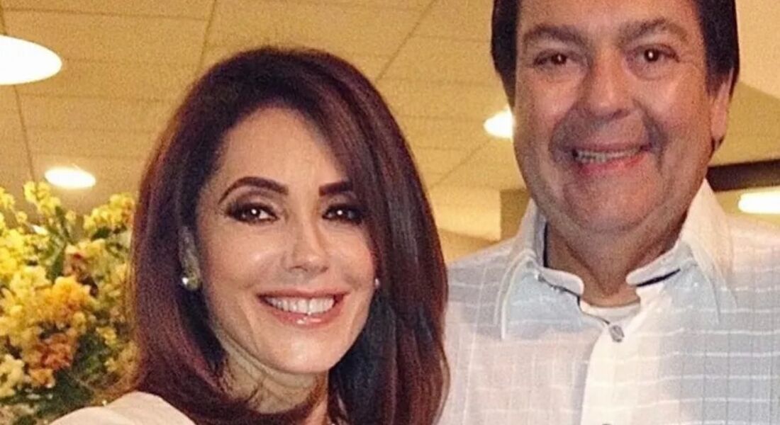 Christiane Torloni e Faustão