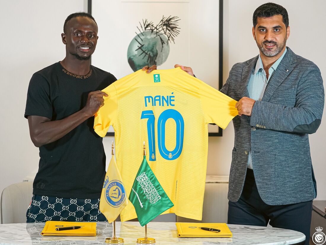 Sadio Mané assinou com o Al-Nassr