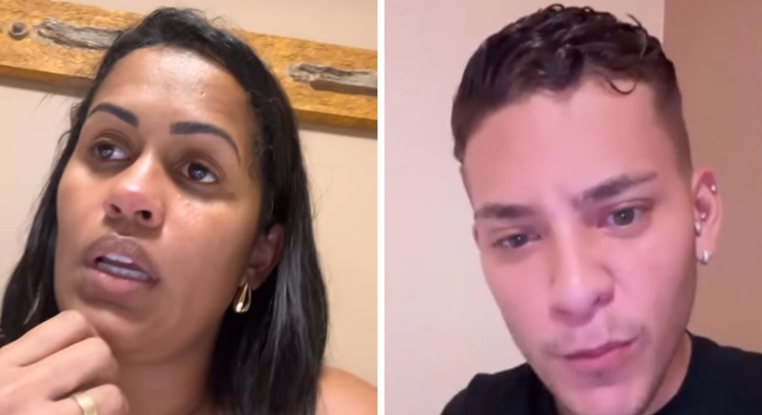 Gicely Rafaela e Léo do Coque postaram vídeos em suas redes sociais relatando seus fatos