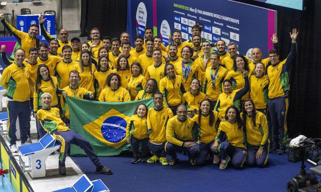 Equipe brasileira no Mundial de Natação Paralímpica