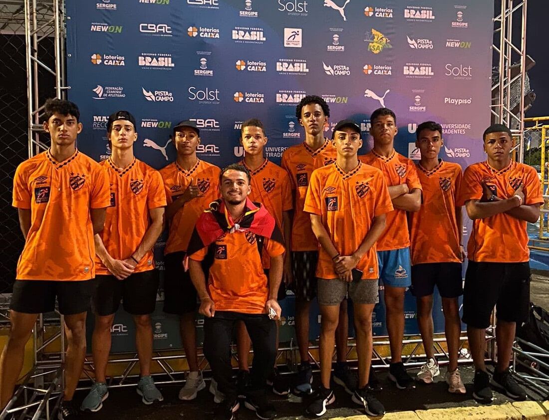 Delegação masculina do Sport no Campeonato Brasileiro Sub-18