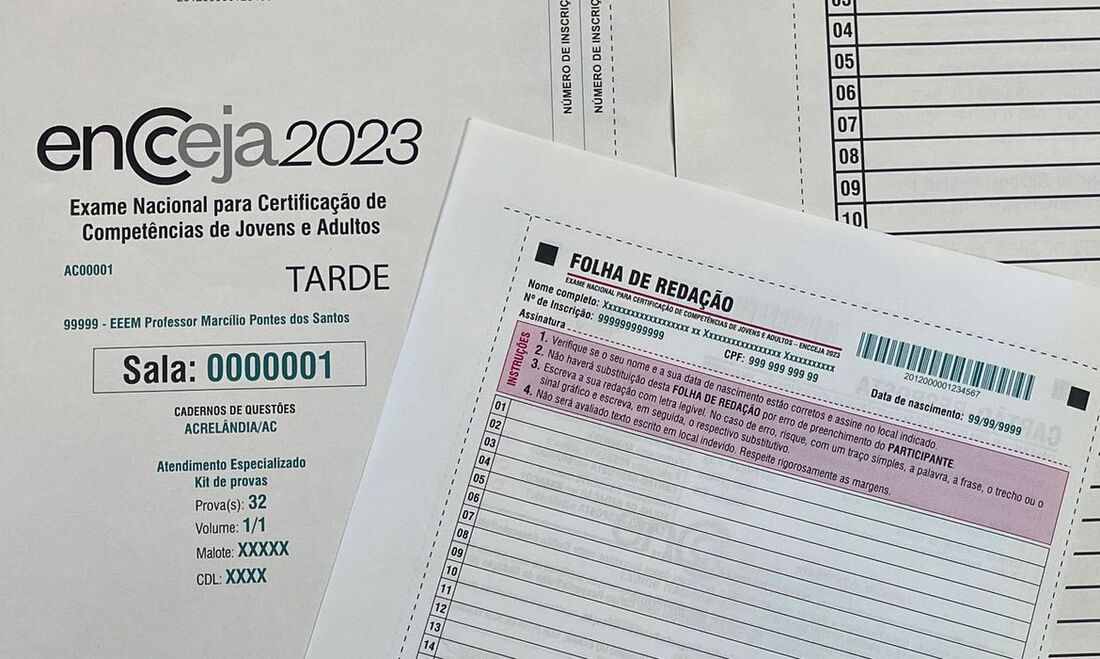 Encceja 2023 - Ao todo, 1.104.146 participantes estão inscritos no exame.