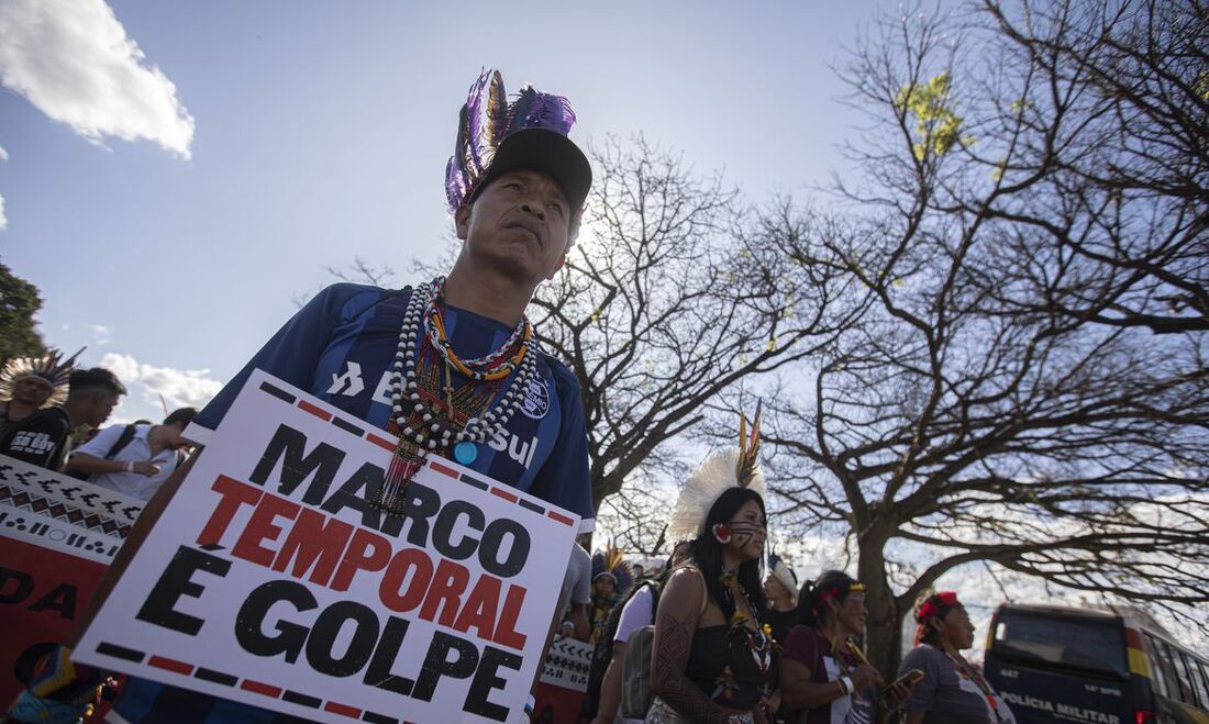 Julgamento do processo que trata da constitucionalidade do marco temporal 