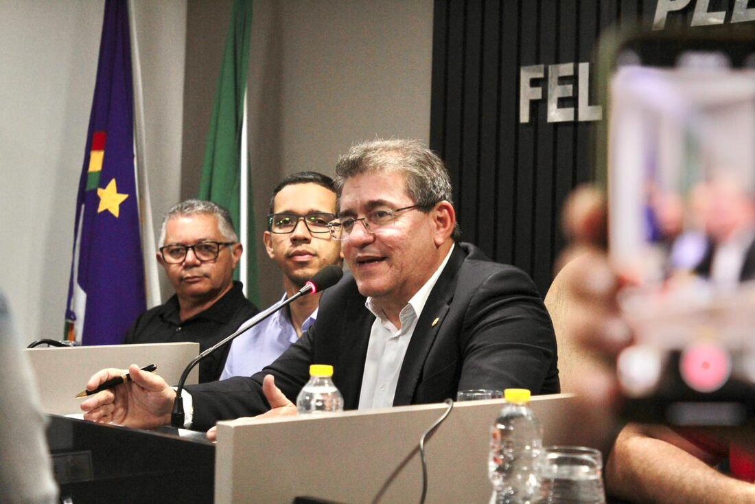 Deputado estadual Luciano Duque (Solidariedade), em Tuparetama, Sertão