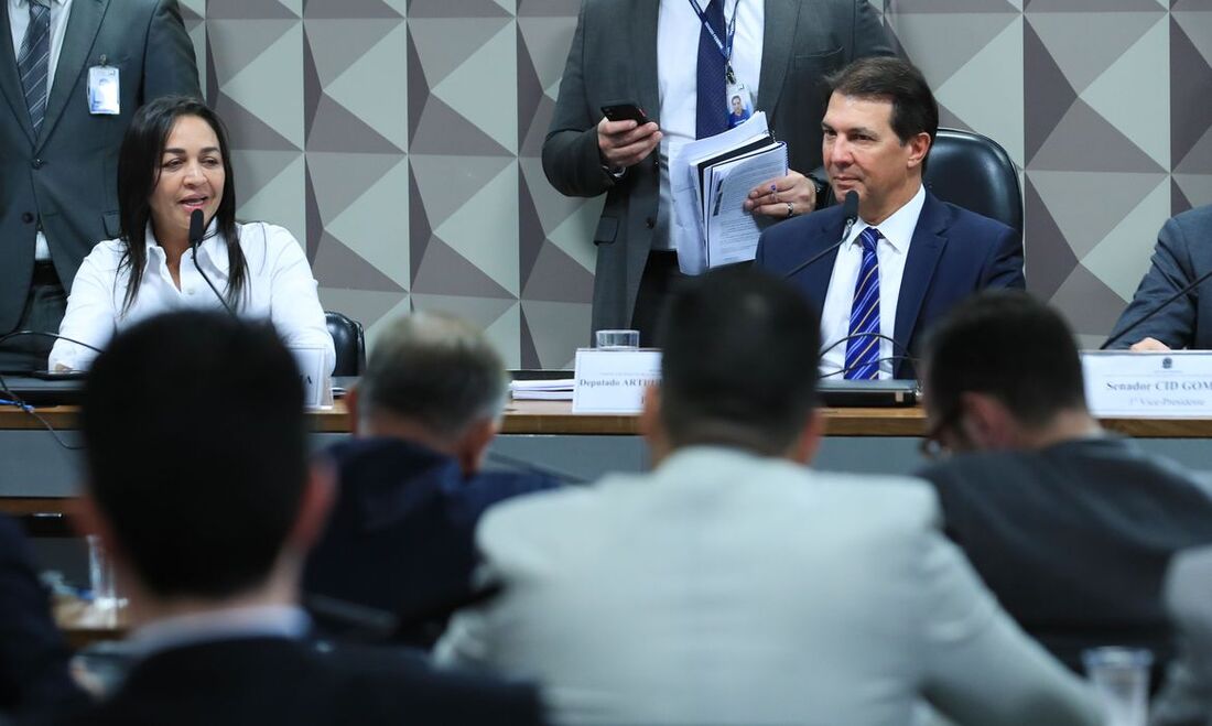 Deputado Arthur Maia em reunião da CPMI