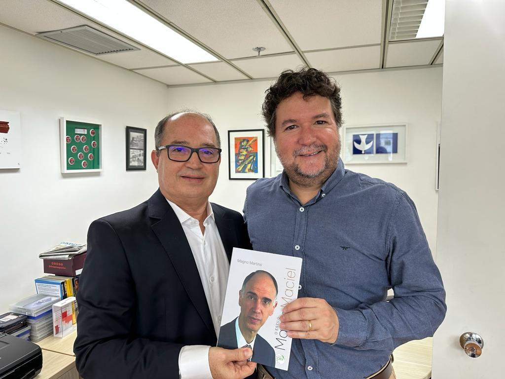 Ricardo Vilella recebe Magno Martins na Globo