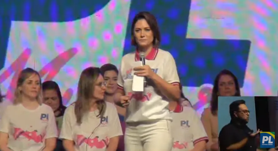 Michelle Bolsonaro em evento do PL Mulher em Pernambuco 