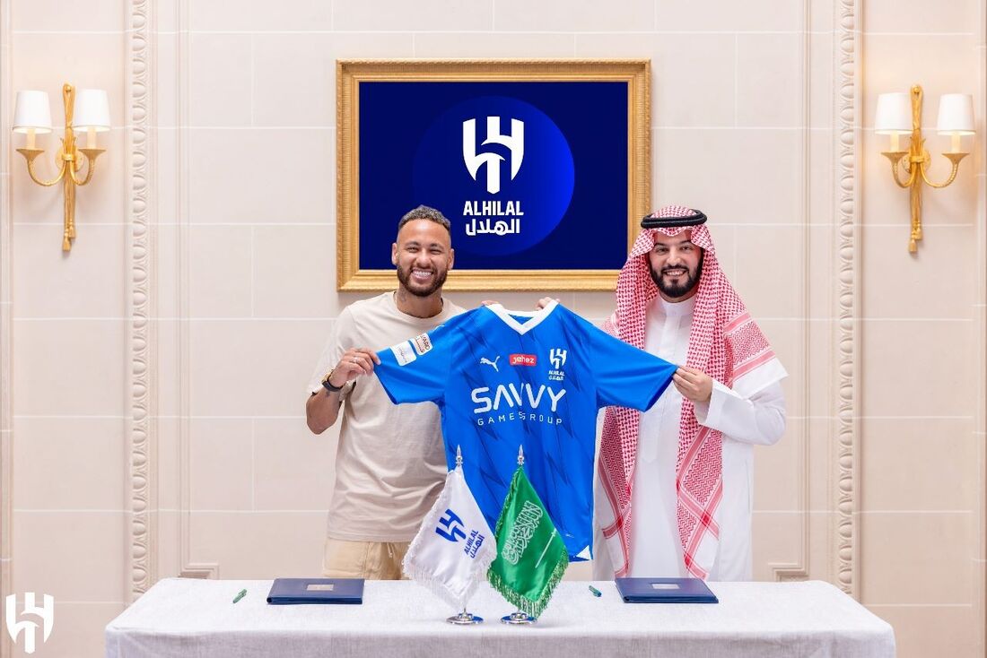 Neymar foi oficialmente anunciado pelo Al-Hilal