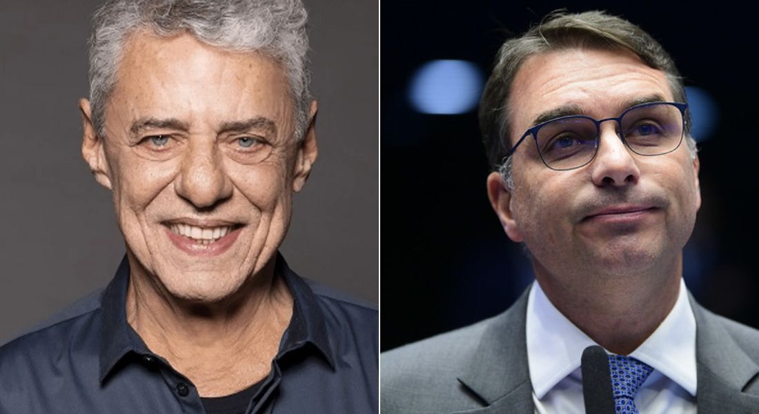 Chico Buarque e Flávio Bolsonaro