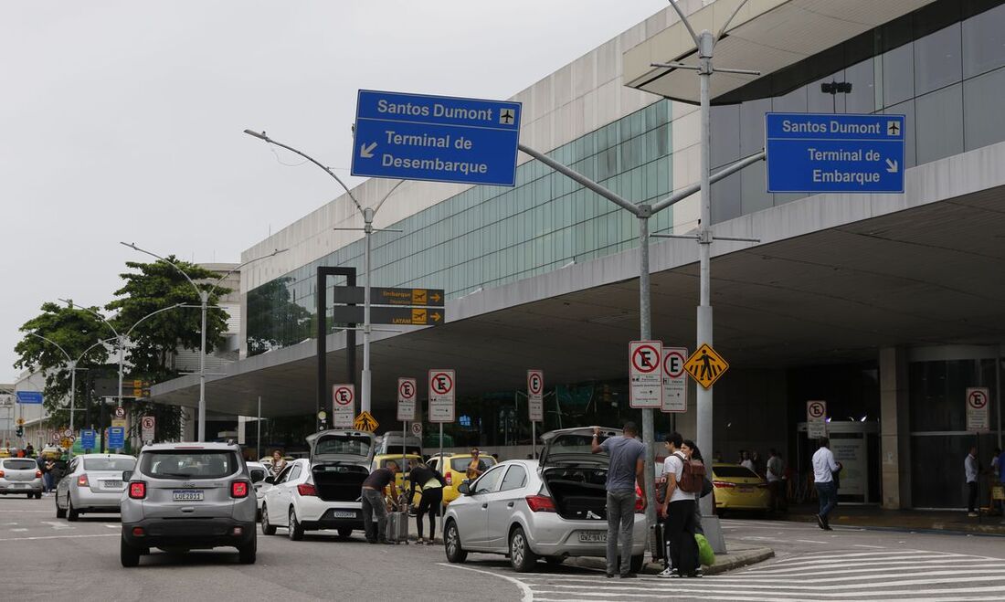 Aeroporto de Santos Dumont, no Rio de Janeiro