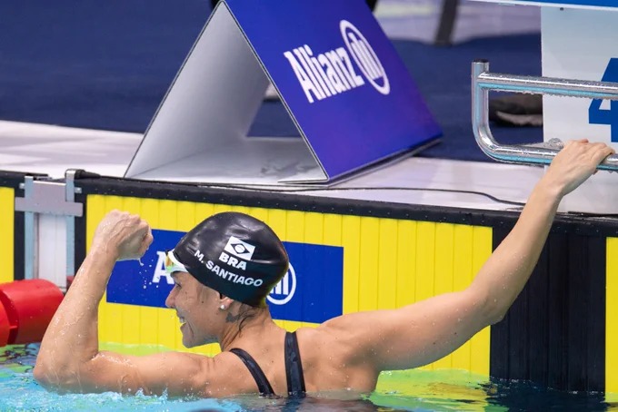 Carol Santiago, nadadora paralímpica pernambucana